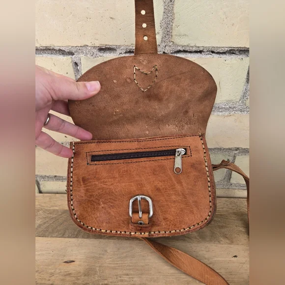 Handcrafted Leather Mini Crossbody - Picture 5 of 11